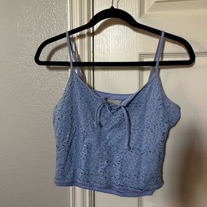 pretty blue tank from hollister